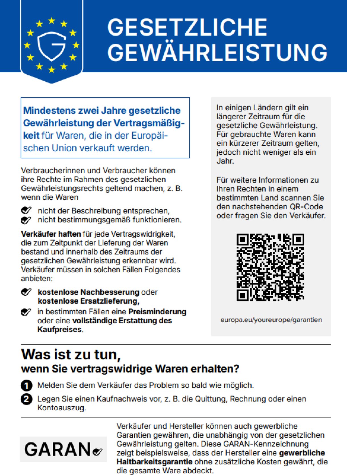 Grwaehleistungslabel